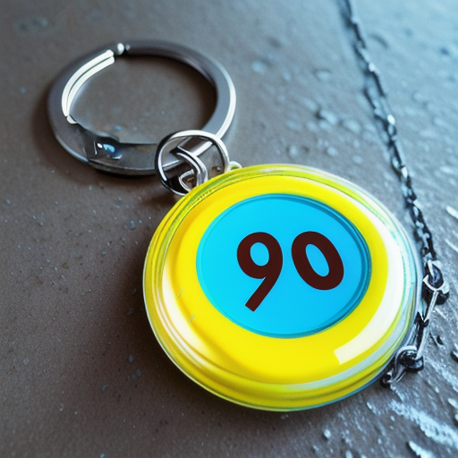 Afbeelding van Gemiddelde kosten van waterbestendige sleutelhangers