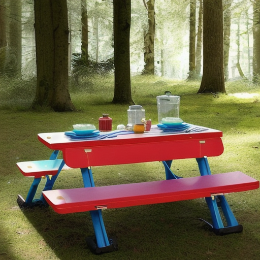 Afbeelding van Gebruik van opvouwbare campingservies voor gemak en ruimte