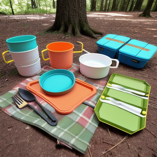 Afbeelding van Ontdek opvouwbaar campingservies: handig en praktisch
