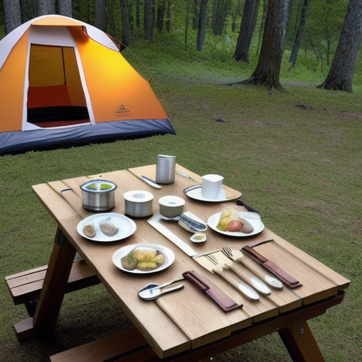 Afbeelding van Tips voor het kiezen van opvouwbare campingservies