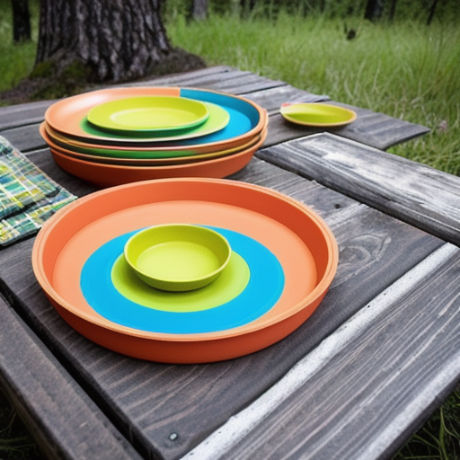 Afbeelding van Goedkoopste opvouwbare campingservies online kopen