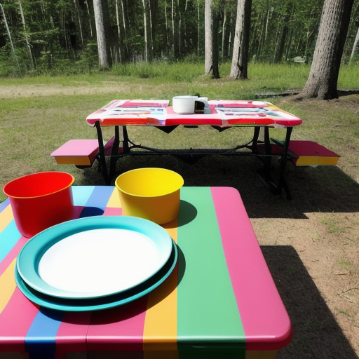 Afbeelding van DIY Opvouwbare Campingservies: Creatief en Praktisch