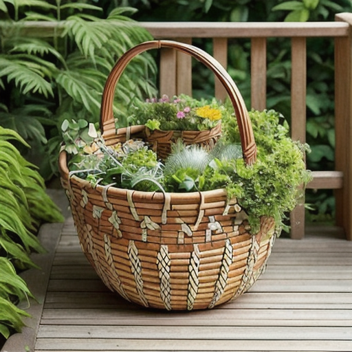 Afbeelding van Maak je eigen opvouwbare tuinmanden: een DIY-gids