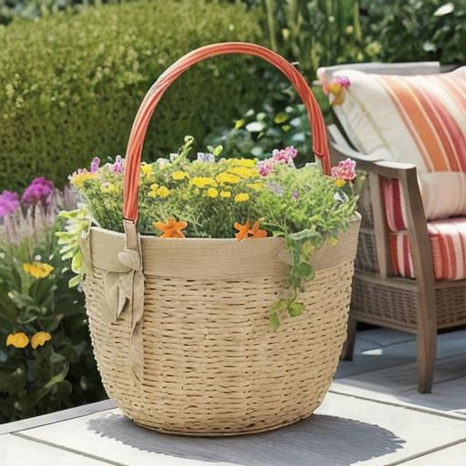 Afbeelding van Maak je eigen opvouwbare tuinmanden: een gids