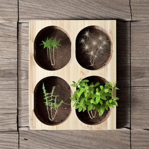 Afbeelding van Herbruikbare zaaibakjes combineren met andere potten