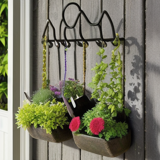 Afbeelding van Maak multifunctionele tuinhaken met DIY materialen