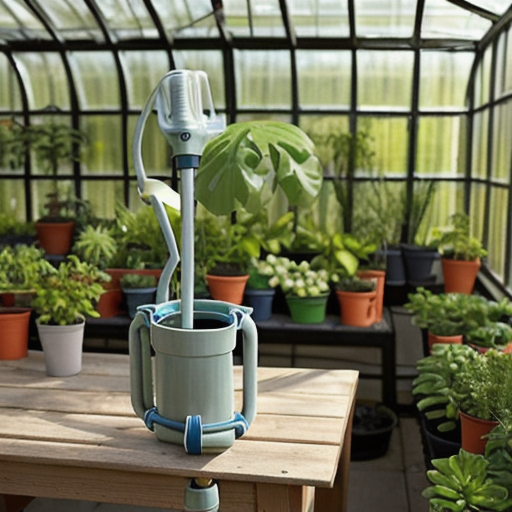 Afbeelding van Thuis opvouwbare plantenspuiten maken met PVC-buizen