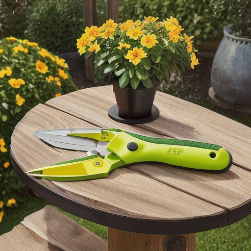 Afbeelding van Plastic Snoeischaren Kiezen voor een Bloeiende Tuin