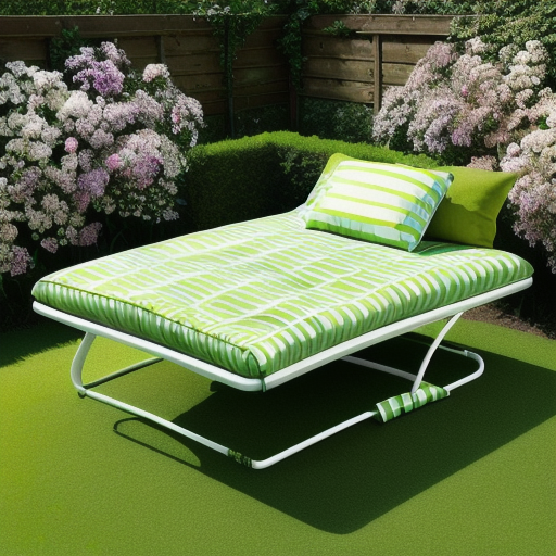 Afbeelding van Opvouwbare tuinbedden: prijzen en opties bij de bouwmarkt