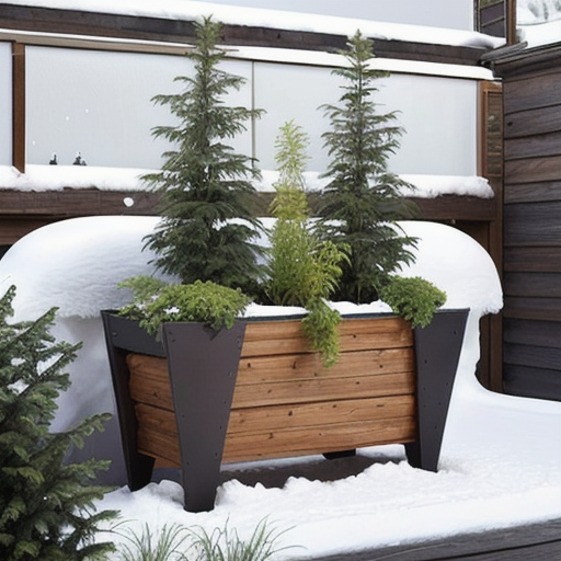 Afbeelding van Onderhoudstips voor tuinplanters in de winter