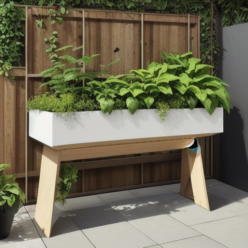 Afbeelding van Multifunctionele tuinplanters voor kleine ruimtes