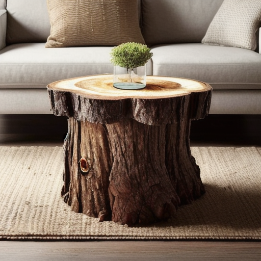 Afbeelding van Multifunctionele boomstammen voor decoratie maken