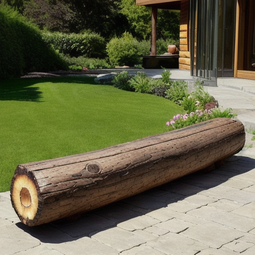 Afbeelding van Multifunctionele boomstammen: De perfecte tuinaccessoires