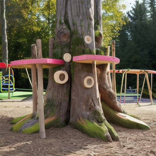 Afbeelding van Veiligheid van multifunctionele boomstammen voor kinderen