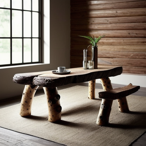 Afbeelding van Multifunctionele boomstammen voor meubels: een gids