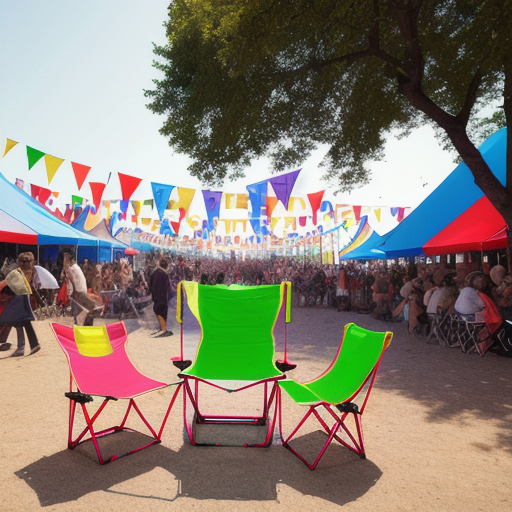 Afbeelding van Tips voor het Gebruik van Opvouwbare Vouwstoelen op Festivals
