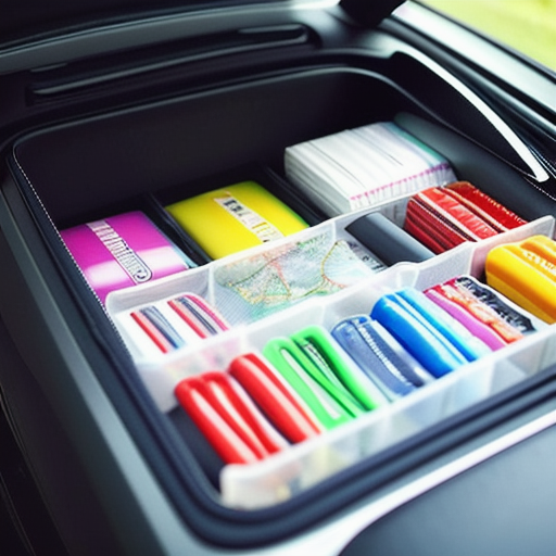 Afbeelding van Maak je auto opgeruimd met plastic auto-organizers