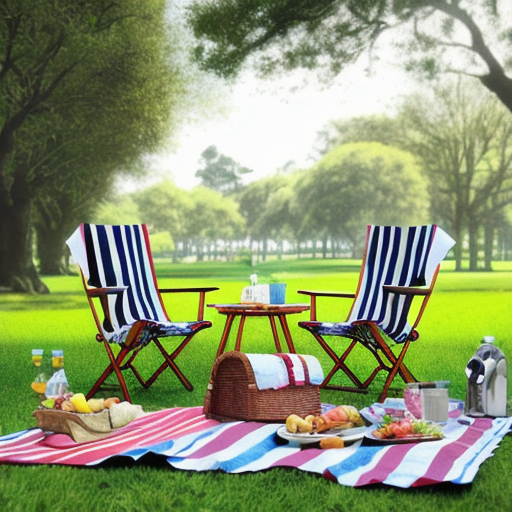Afbeelding van Opvouwbare vouwstoelen: Perfect voor picnics