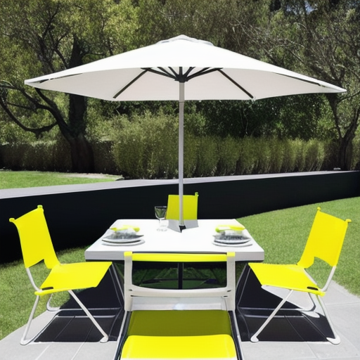 Afbeelding van Combineer opvouwbare vouwstoelen met een tafel voor elk evenement