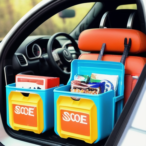 Afbeelding van Maak zelf plastic auto-organizers van gerecycled materiaal