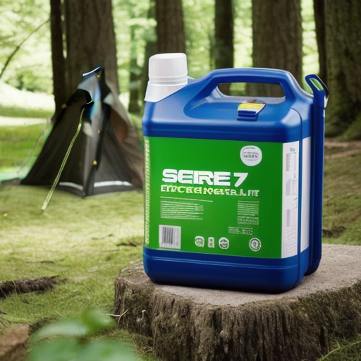Afbeelding van Efficiënt gebruik van opvouwbare jerrycans voor camping