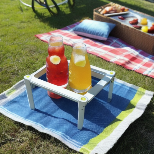 Afbeelding van Opvouwbare glazenhouders voor buiten: Handig en praktisch