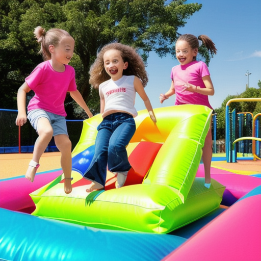 Afbeelding van Opblaasbare sportkussens voor actieve kinderen