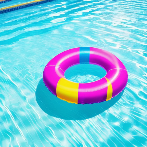 Afbeelding van Gebruik opblaasbare zwembanden voor aquagym training