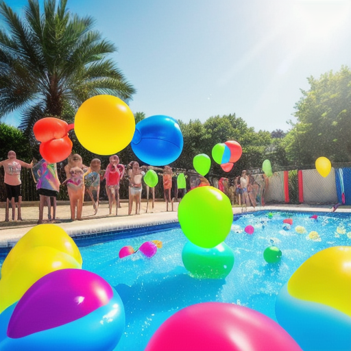 Afbeelding van Populaire kleuren voor opblaasbare waterballonnen