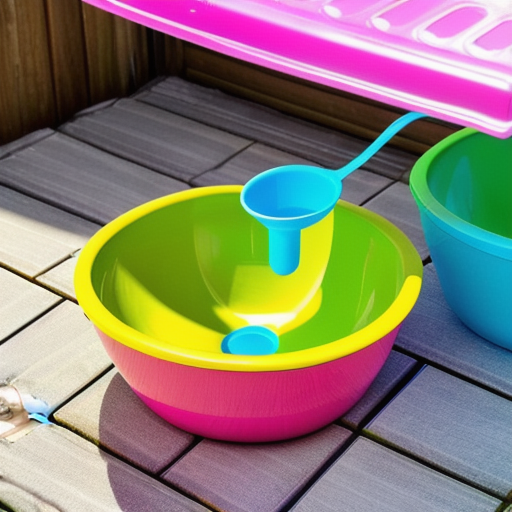 Afbeelding van Geschikte plastic speelbakken voor buitengebruik