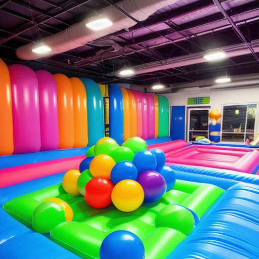 Afbeelding van Ontdek de voordelen van opblaasbare springballen binnen