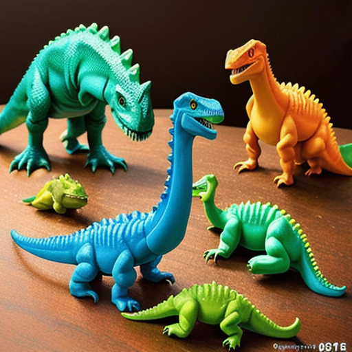 Afbeelding van Maak je eigen plastic dinosaurussen met klei thuis!