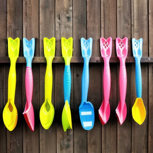 Afbeelding van Maak eenvoudig je eigen kunststof speelgoed schepjes thuis