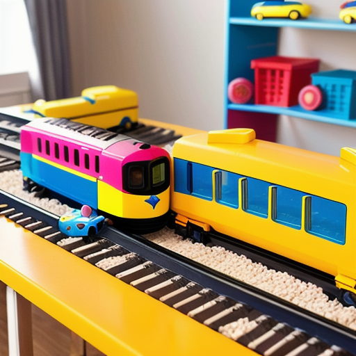 Afbeelding van Ontdek hoe plastic speelgoed bouwtreinen werken