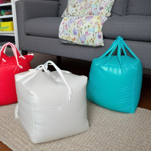 Afbeelding van Organiseer je huis met opblaasbare opbergtassen