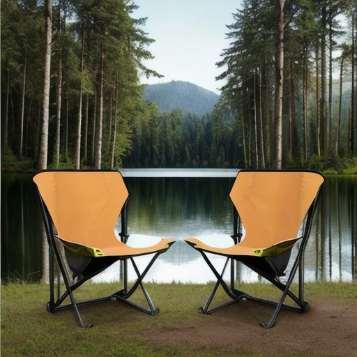 Afbeelding van Comfortabele opvouwbare kampeerstoelen voor avontuur
