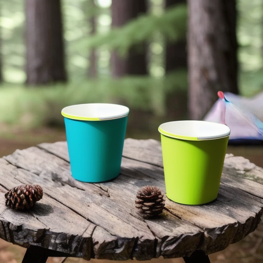 Afbeelding van Opvouwbare campingbekers: de perfecte kampeerpartner