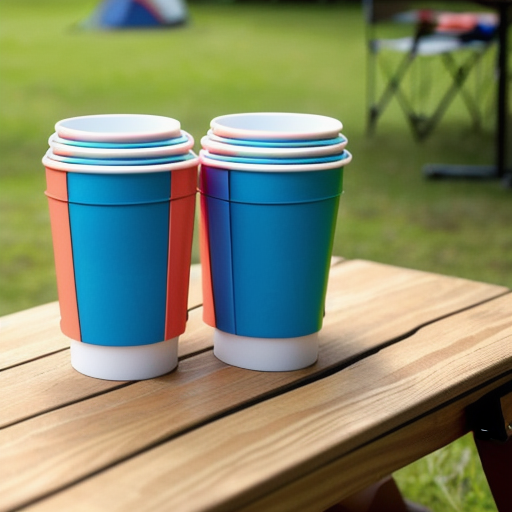 Afbeelding van Goedkoopste opvouwbare campingbekers voor groepen
