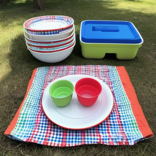 Afbeelding van Goedkoop opvouwbaar campingservies voor gezinnen kopen