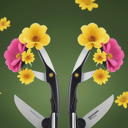 Afbeelding van Geschikte plastic snoeischaren voor bloemen snoeien