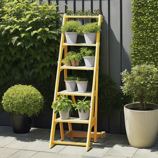 Afbeelding van Multifunctionele tuinladderhouders: waar te koop?