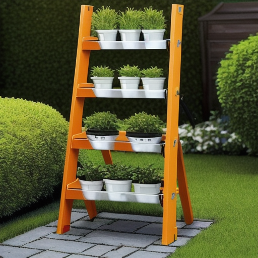 Afbeelding van Installatietijd voor multifunctionele tuinladderhouders