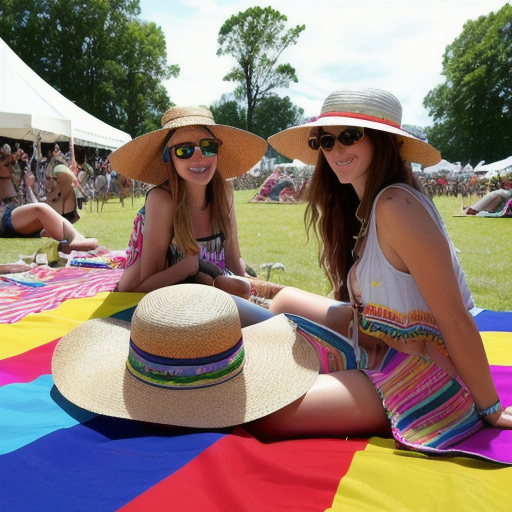 Afbeelding van Zonnehoeden: Essentieel voor Festivals in de Zomer