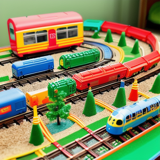 Afbeelding van Ontdek de voordelen van plastic speelgoed treinstellen