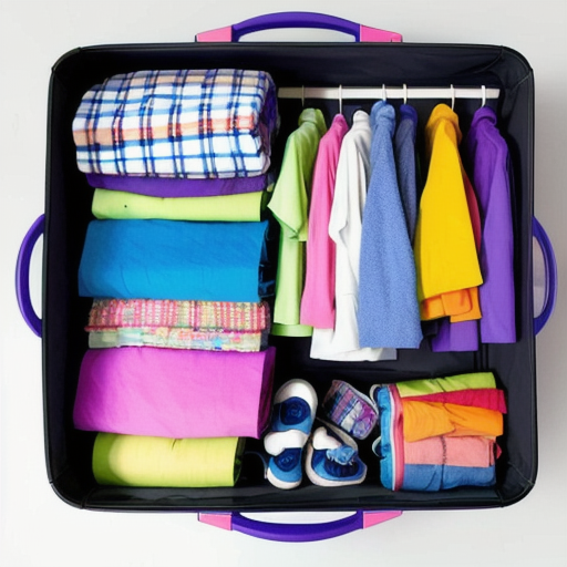 Afbeelding van Goedkoopste opvouwbare kofferorganizers voor kinderen