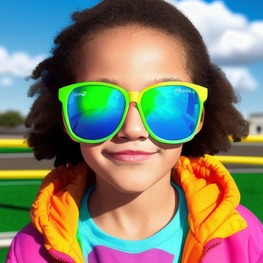 Afbeelding van Kleurrijke kinderzonnebrillen: De nieuwste trend voor kids