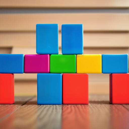 Afbeelding van Onderhoud en schoonmaak van plastic speelgoedblokken