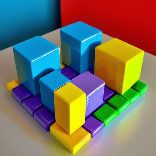 Afbeelding van Gebruik plastic speelgoedblokken in groepsactiviteiten