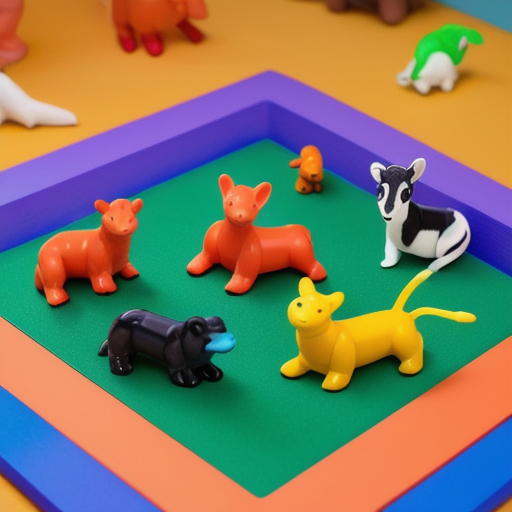 Afbeelding van Creatief spel stimuleren met plastic speelgoeddieren