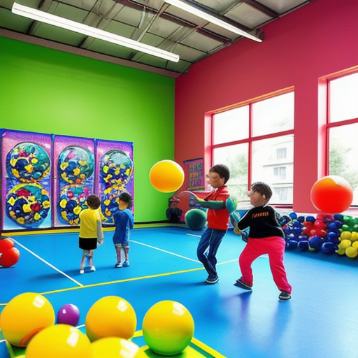 Afbeelding van Voordelen van rubberen balspellen voor recreatiecentra